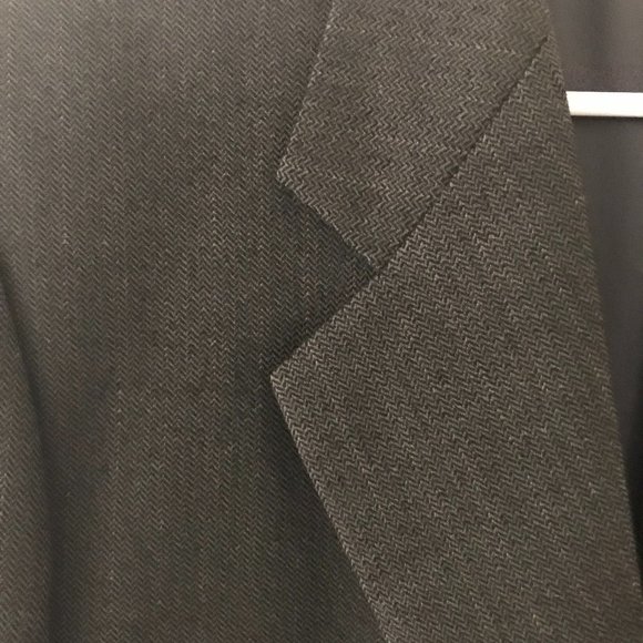 Giorgio Armani Le Collezioni Men's Wool Blazer Olive Green/Gray Size 38R - Picture 2 of 7